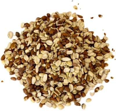 Gifts4Nature - 5kg Pindas voor vogels - zonder zout en aflatoxine - 45% vet en 26,5% eiwit - Hele en gehakte pinda's - Vogelvoer