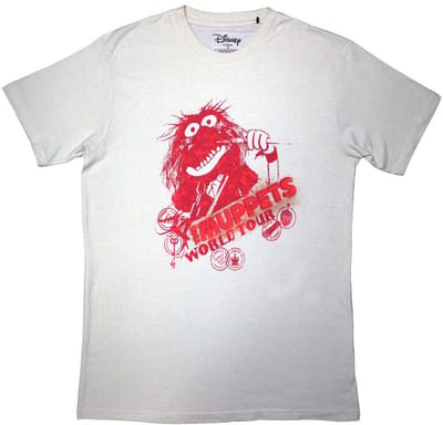Disney - The Muppets Animal On Tour Heren T-shirt - S - Creme