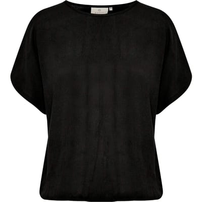 Kaffe T-shirt Kaamber Stanley 10500781 50600 Black Dames Maat - 44