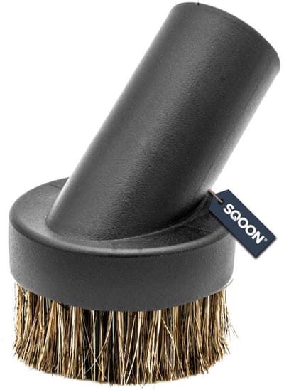 SQOON® Universele Plumeau PRO – Geschikt voor Numatic, Taski, Nilfisk - Natuurhaar Borstel – 32 mm