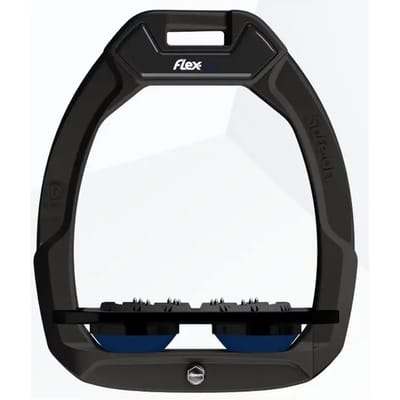 Veiligheidseisen voor paardrijden Plat Ultra Grip Zwart/Zwart/Marine Flex-On Safe-On