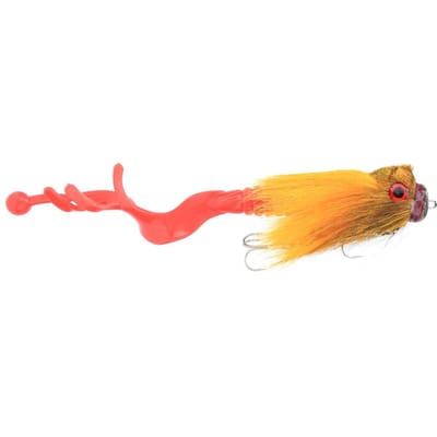 Leurre de pêche en résine en forme de souris de simulation, appât souple, matériel avec hameçon triple double, vert Yellow jaune