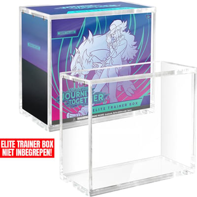 Elite Trainer Box Acryl Case Magnetisch - Geschikt Voor Pokemon ETB - Acrylic Case - UV Bestendig - Extra Sterke Magneten - Transparant Magnetische sluiting - Geschikt voor Engelse Pokemon Kaarten
