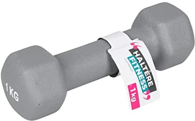 Thijox - Halter 1 kg - Perfecte grip - Geavanceerd gevormd voor diverse oefeningen - Complete training - Brede handgreep - Ideaal voor fitness, yoga,