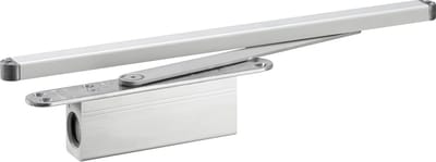 ActiveStop deurdemper voor inbouw montage, zilverkleur, voor houten deuren