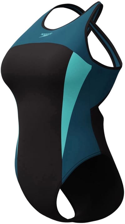 Dames zwempak uit 1 stuk Speedo End+ Hi Neck Splice XB