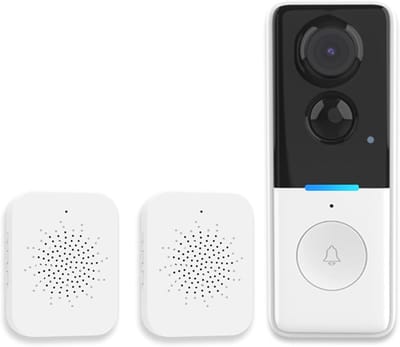 Videodeurbel - Slimme deurbel camera - Huisbeveiliging - Tweewegsaudio - 172 x 106 x 73 cm - Zwart