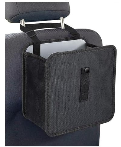 Dailygoods- Autovuilnisbak Waterdicht - Multifunctionele Opbergzak - Opvouwbare Vuilnisbak - 22.5 x 14 x 23 cm - Vooraf Beveiligde Afvalzakken - EVA Binnenlaag - Autobak