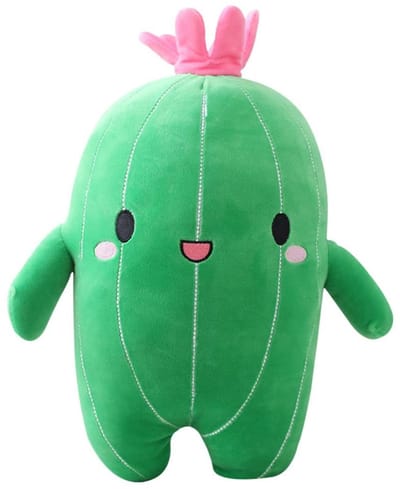 Allecto - Pluche cactus - Schattig en zacht - Maat S - Creatieve decoratie - Verjaardagscadeau voor kinderen - Knuffelvriendje voor meisjes en jongens