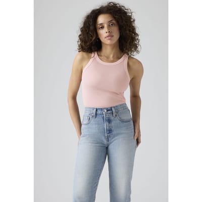 Levi's Essential Racer Tank Top Pink Taglia: XS | Canottiere Outlet | Donna | Rosa
