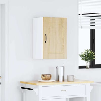 vidaXL - Keukenbovenkast - Kalmar - bewerkt - hout - sonoma - eikenkleurig