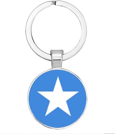 Akyol - Somalië Sleutelhanger - Toeristen - Must go - Somalia travel guide - Accessoires - Liefde - Cadeau - Gift - Geschenk - 2,5 x 2,5 CM