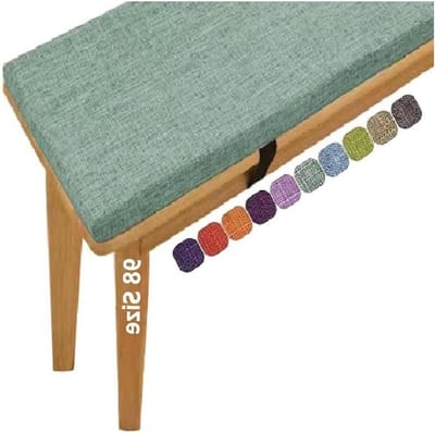 Bankkussen Dik - Stoelkussen Buiten - Comfort Verhogend - Met Antislip - 200x55 cm - Agaat
