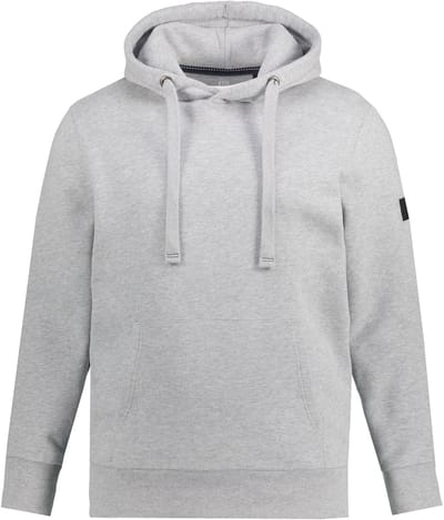 JAY-PI - Heren - Hoodie loungewear capuchon kangoeroezak - Grijs melange - Maat 3XL
