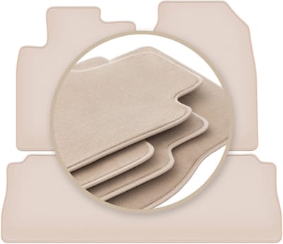 PREMIUM beige vloermatten voor: Chevrolet Captiva SUV 2006-2017