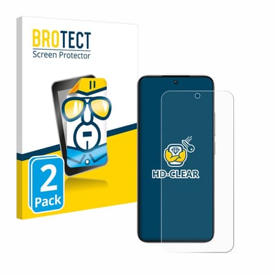 BROTECT - Screenprotector voor Xiaomi 14 - Folie Beschermfolie transparant 2 Stuks