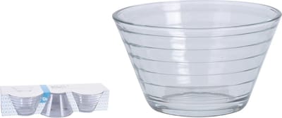 Schaal glas - set van 3 stuks