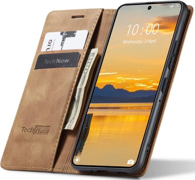 Hoesje geschikt voor Motorole G56 - Book Case Leer Slimline Bruin