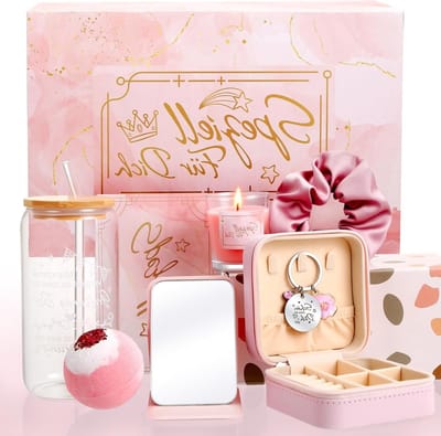 Cadeaus voor vrouwen - Verjaardagscadeau voor beste vriendin, kerstcadeaus en ontspanning geschenken in roze