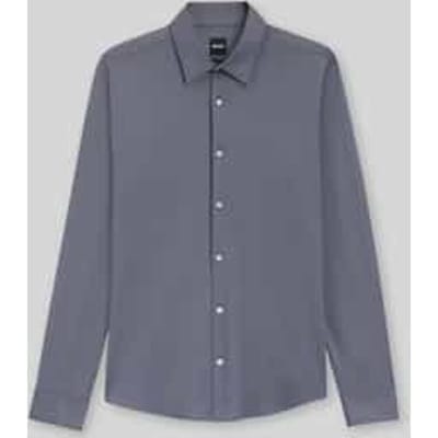 Slim fit zakelijk overhemd met Kentkraag Model 'ROAN'