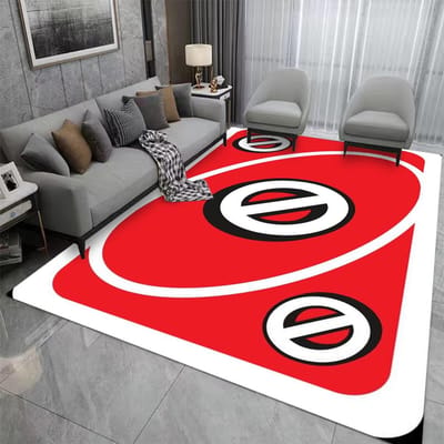 Uno Tapijt Cartoon Woonkamer Slaapkamer Keuken Banktafel Balkon Kleed Antislip Wasbare Mat Exquise Huis Ornamenten 50X80CM