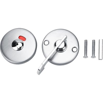 1 Set Privacy Deadbolt Grendel Indicerende Deurslot voor Badkamer WC Openbaar Toilet
