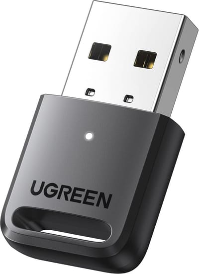 Bluetooth 5.0 USB Dongle voor PC - Lage Latentie, 20M Bereik, Compatibel met Game Controllers en Headsets