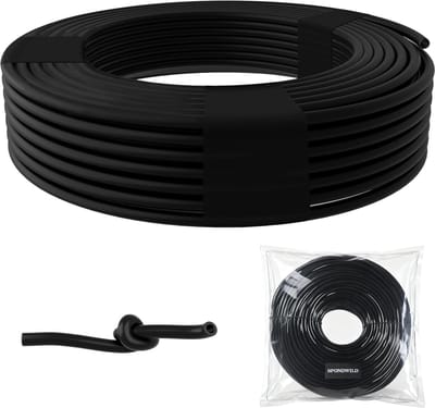 Micro-irrigatieslang - Druppelslang - Automatisch Bewateren - UV-bestendig Flexibel PVC - 15 Meter - Zwart