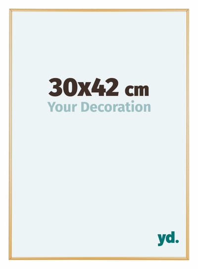 Your Decoration - Fotolijst 30x42 cm - Aluminium - Goud Vintage - Kent