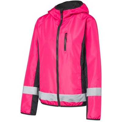 CRIVIT Dames omkeerbare jas (Donkerroze/zwart, XS (32/34))