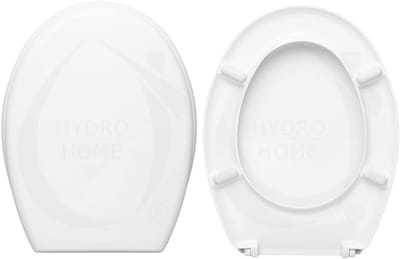 Toiletbril - WC Deksel - Badkamer Vernieuwen - Verstelbare Scharnieren - Ronde Vorm - Wit