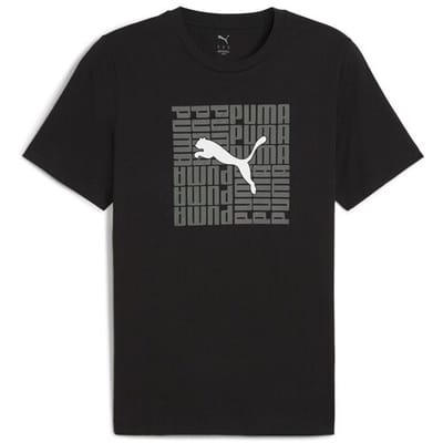 Puma Graphic Box T-shirt Met Korte Mouwen Zwart S Man