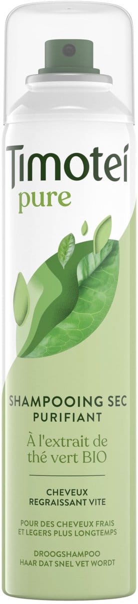 Timotei pure droogshampoo 245ml thé vert
