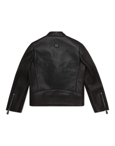 Nappa Leather Biker Jacket