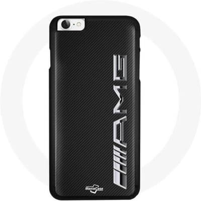 Coque de téléphone - Carbon - Iphone 6 - Noir - Texturé - Protection contre les chocs noir