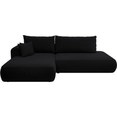 Hoekbank met slaapfunctie Fermizzi links chenille | Selsey Design
