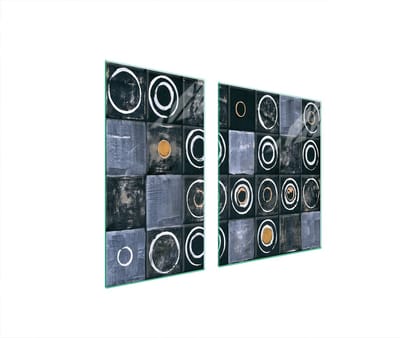 TMK ArtDeko - Serie - Glazen Beschermplaat - 90x52 cm - Veelzijdige Creatie