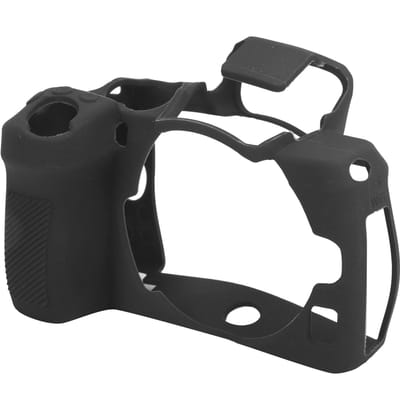 Boîtier d'appareil photo numérique Housse de protection Coque en silicone anti-rayures pour Nikon Z50(Noir ) noir
