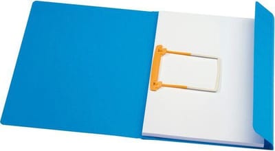 Jalema Secolor Snelhechtmap Folio, Zuurvrij Karton, 250 vel, Blauw (pak 10 stuks)