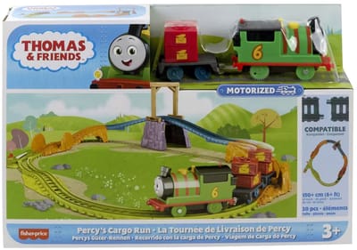 Thomas & Friends Percy Cargo Run motorische treinset met rails - speelgoedtrein voor kinderen vanaf 3 jaar