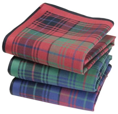 Premium Zakdoeken van 100% Gekamd Katoen - 35 cm x 35 cm - Set van 3