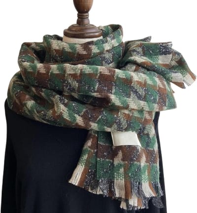 Dames Sjaal - Winter Sjaal - Warm Blijven - Dubbel Warm - Lange Sjaal - Plaid