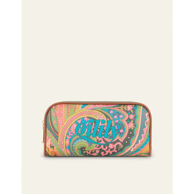 Oilily Zaza - Portemonnee - Dames - Ritssluiting - Groen - One size