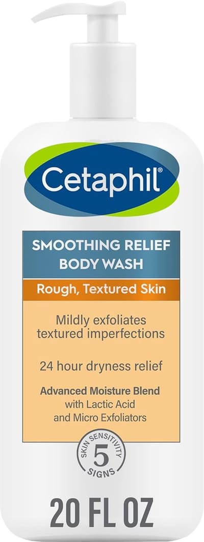 Cetaphil Smoothing Relief Exfoliating Body Wash – Voor Gevoelige Huid – 591 ml