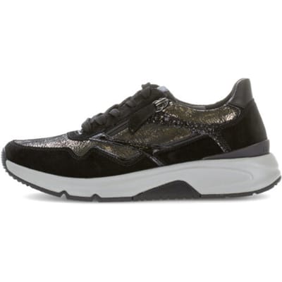 Gabor Rollingsoft Sneakers grijs Textiel - Dames