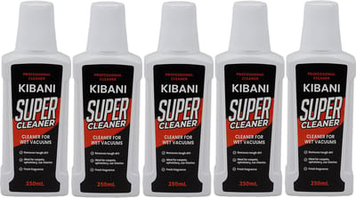 Kibani Reinigingsmiddel per 5 - Voor Kibani Nat- en Droogzuiger - 250ml