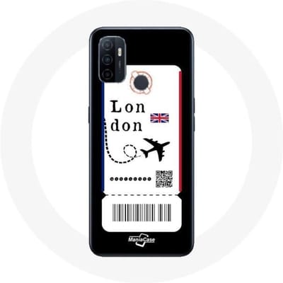 Coque Oppo A53 Billet d'avion London
