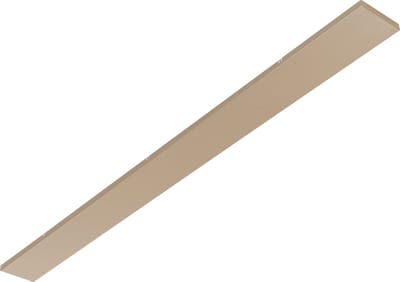 Plafondbalk 1800x150x25mm Kleur Zand zonder gaten + 6 x transparant wire stopper