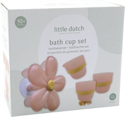 Little Dutch Badwandbekers - Bloem