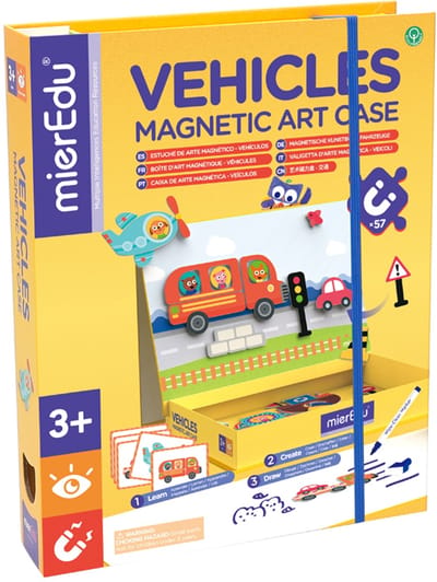 MIEREDU Mieredu - Magneetboek - Voertuigen - Mieredu - Magneetboek - Voertuigen